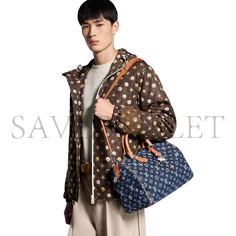 LOUIS VUITTON DENIM SPEEDY 30 BANDOULIÈRE M27556 (34*22*19cm)